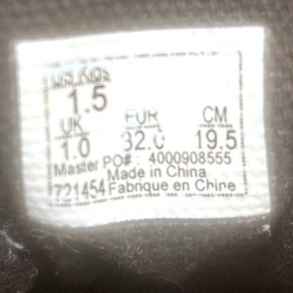 Kids Vans Platform Old Skool Plaid Checkered Shoes Size 1.5 - Picture 7 of 8